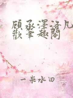 顾承泽洛凡欲成欢笔趣阁