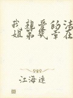 我亲爱的法医小姐第几章在一起的