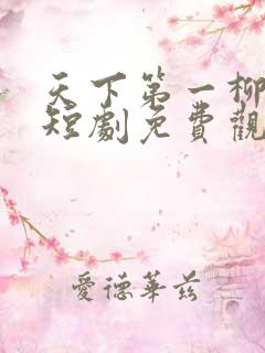 天下第一柳如烟短剧免费观看