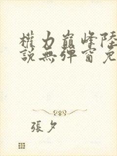 权力巅峰陆浩小说无弹窗免费阅读