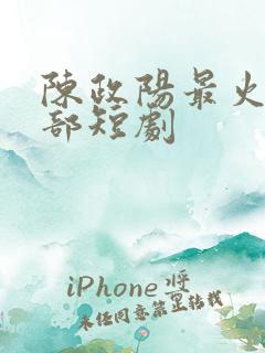 陈政阳最火的十部短剧