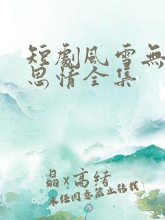 短剧风雪无尽相思情全集