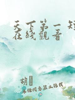 天下第一 短剧在线观看