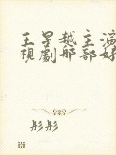 王星越主演的电视剧哪部好看