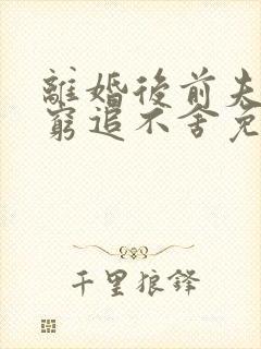 离婚后前夫对我穷追不舍免费阅读