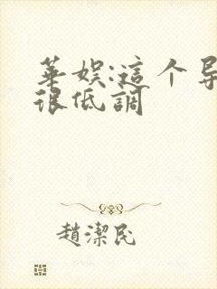 华娱:这个导演很低调