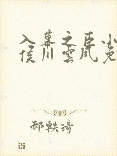 入幕之臣小说夏侯川云夙免费阅读