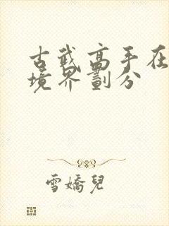 古武高手在都市境界划分