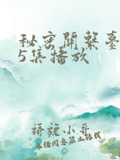 秘密关系台剧第5集播放