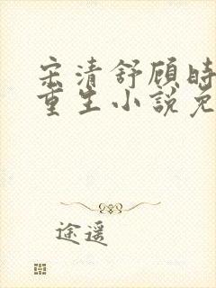 宋清舒顾时磊的重生小说免费阅读