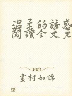 温柔的诱惑小说阅读全文免费阅读