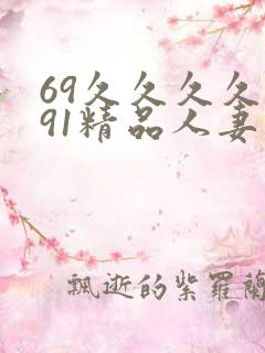 69久久久久久91精品人妻