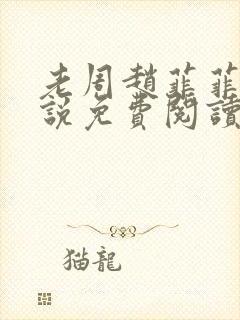 老周赵菲菲的小说免费阅读最新章节