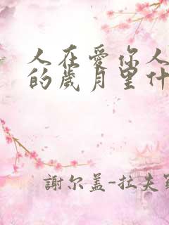 人在爱你人在爱的岁月里什么歌