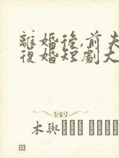 离婚后,前夫求复婚短剧大结局