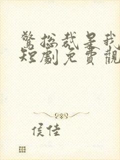 惊总裁是我老公短剧免费观看