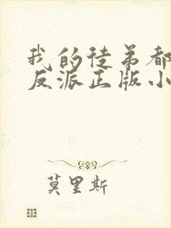 我的徒弟都是大反派正版小说