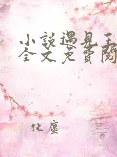 小说遇见王沥川全文免费阅读