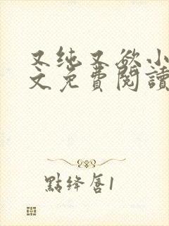 又纯又欲小说全文免费阅读