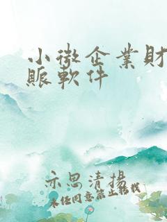 小微企业财务做账软件