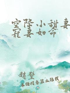 空降小甜妻爷他宠妻如命