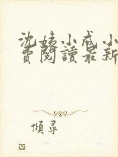 沈姨小成小说免费阅读最新章节更新