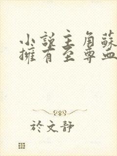 小说主角苏信渊拥有至尊血脉免费阅读