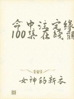 命中注定缘归来100集在线观看