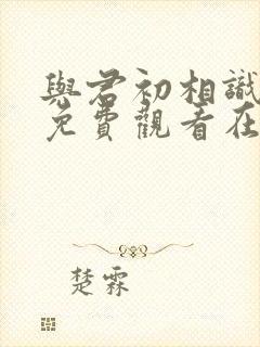 与君初相识全集免费观看在线