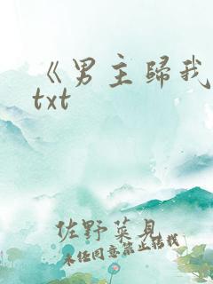 《男主归我了》txt