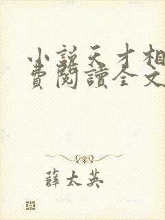 小说天才相师免费阅读全文