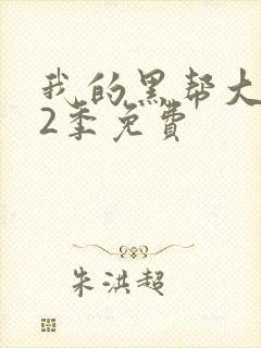 我的黑帮大佬第2季免费