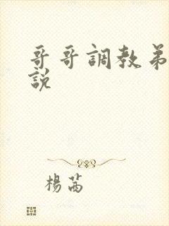 哥哥调教弟弟小说