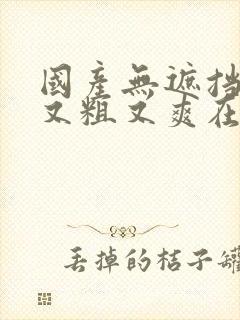 国产无遮挡又黄又粗又爽在线视频