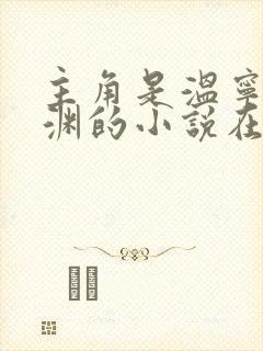 主角是温宁陆晋渊的小说在线阅读