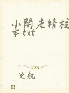 小阁老精校版全本txt