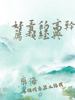 好看的高干文推荐超经典