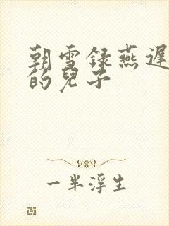 朝雪录燕迟是谁的儿子