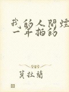 我的人间烟火哪一年拍的