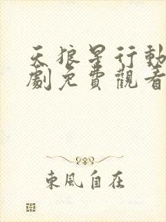 天狼星行动电视剧免费观看全集