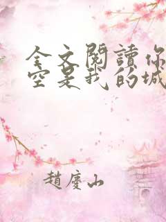 全文阅读你的天空是我的城