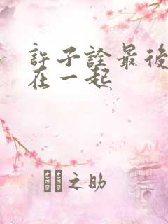 许子诠最后和谁在一起