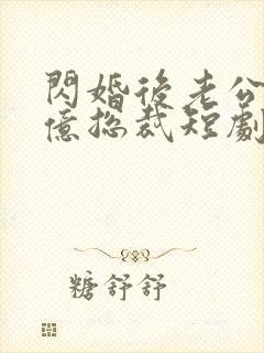 闪婚后老公是千亿总裁短剧