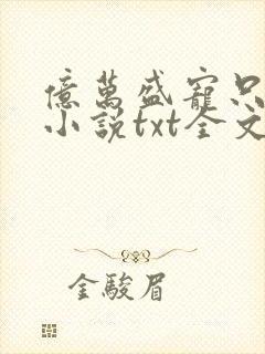 亿万盛宠只为你小说txt全文下载