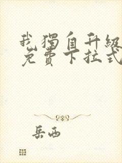 我独自升级漫画免费下拉式漫画网