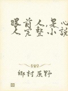 眼前人,是心上人完整小说