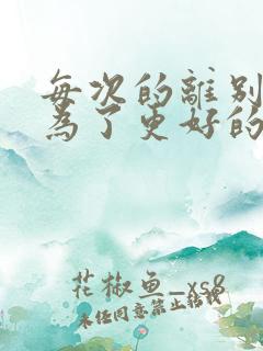 每次的离别都是为了更好的重逢