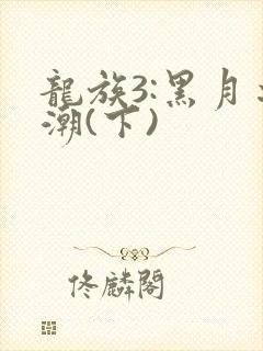龙族3:黑月之潮(下)