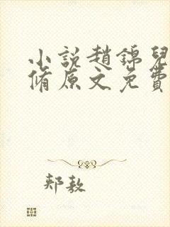 小说赵锦儿秦慕修原文免费阅读