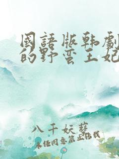 国语版韩剧宫我的野蛮王妃共24集